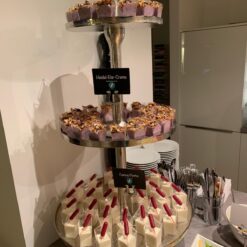 Alternative view of Große Etagere Silber – 3-stöckiger Servierständer