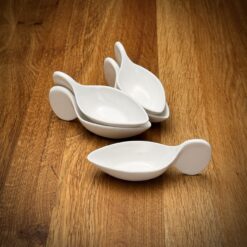 Alternative view of Mini Porzellan Schiffchen Weiß