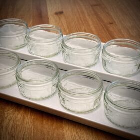 Dessert- & Finderfood Glas Rund