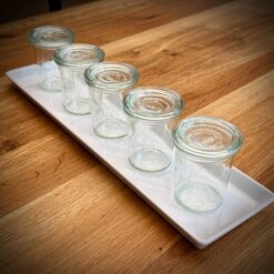 Original WECK Zylinder-Glas 140 ml mit Deckel