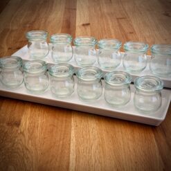 Original WECK-Mini-Tulpenglas 75 ml mit Glasdeckel