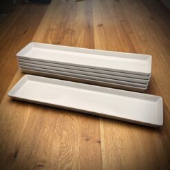 Servierplatte Eckig Weiß