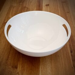 Servierschüssel mit Griff Weiß Groß